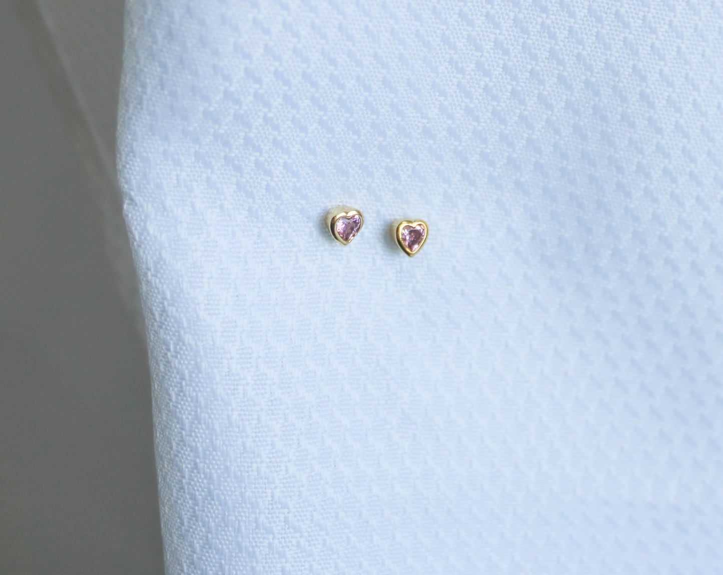 Tiny Heart Studs