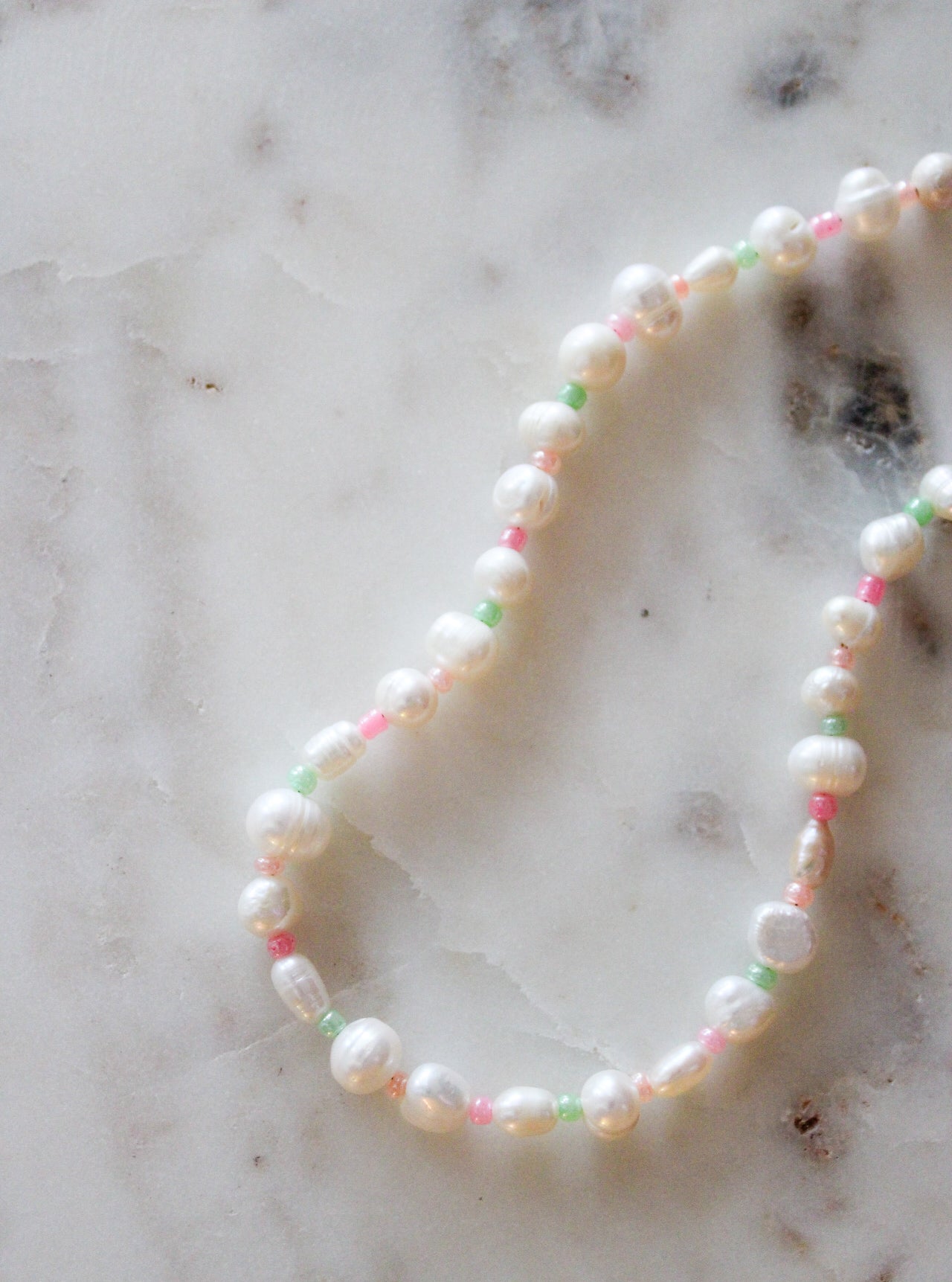 Candy Pearl Beaded Necklace