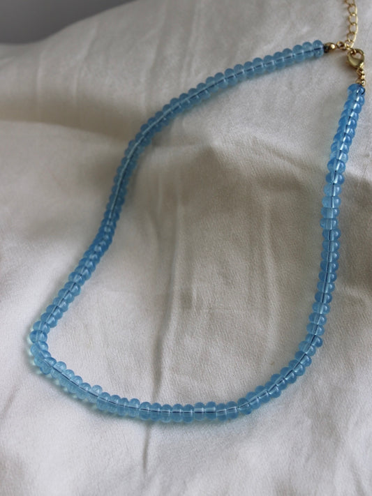 Blue Beaded Necklace