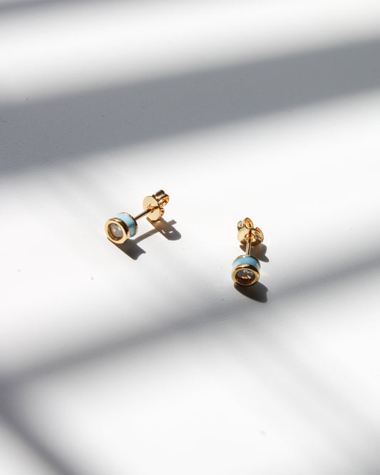 Crystal Clear Stud Earrings